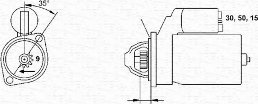 Magneti Marelli 943251220010 - Motorino d'avviamento autozon.pro