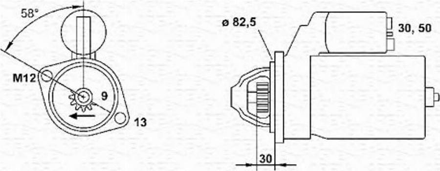 Magneti Marelli 943253150010 - Motorino d'avviamento autozon.pro