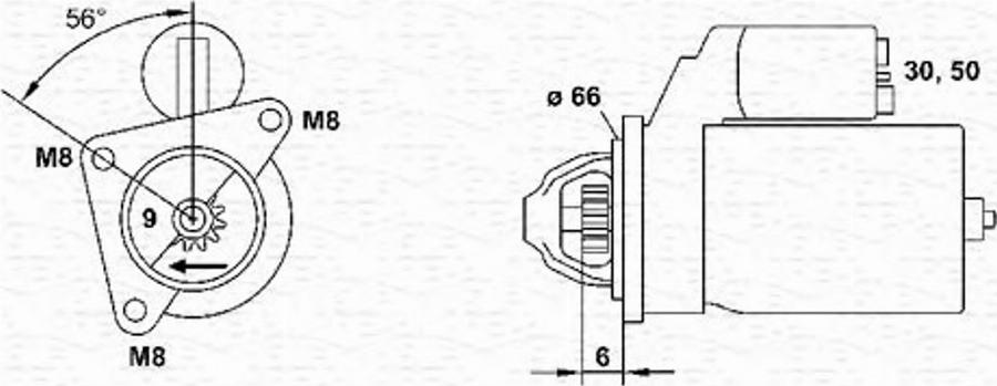 Magneti Marelli 943253104010 - Motorino d'avviamento autozon.pro