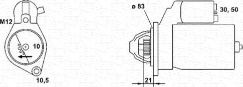 Magneti Marelli 943253106010 - Motorino d'avviamento autozon.pro