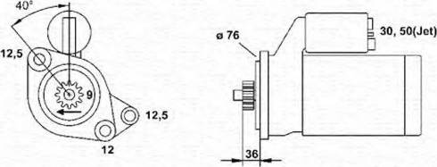 Magneti Marelli 943253112010 - Motorino d'avviamento autozon.pro