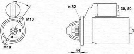 Magneti Marelli 943253180010 - Motorino d'avviamento autozon.pro