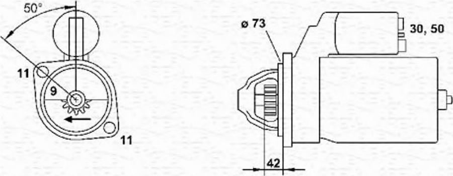 Magneti Marelli 943253138010 - Motorino d'avviamento autozon.pro