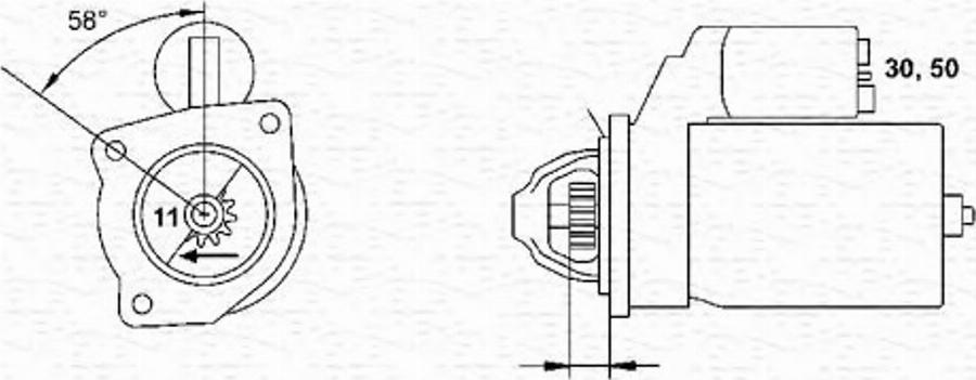 Magneti Marelli 943221434010 - Motorino d'avviamento autozon.pro