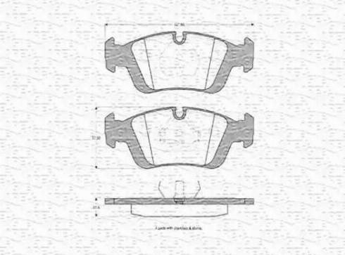 Magneti Marelli 430216170354 - Kit pastiglie freno, Freno a disco autozon.pro