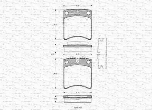 Magneti Marelli 430216170315 - Kit pastiglie freno, Freno a disco autozon.pro