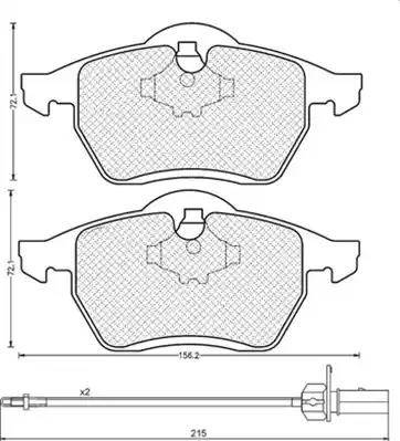 Magneti Marelli 430216170313 - Kit pastiglie freno, Freno a disco autozon.pro