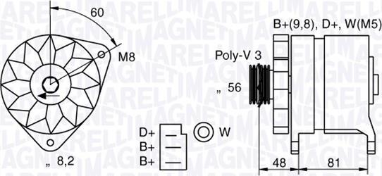 Magneti Marelli 054022598010 - Alternatore autozon.pro