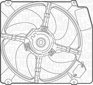 Magneti Marelli 069402251010 - Ventola, Raffreddamento motore autozon.pro