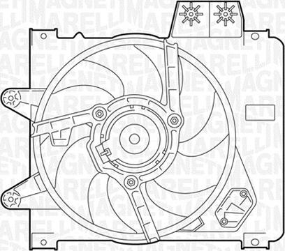 Magneti Marelli 069402283010 - Ventola, Raffreddamento motore autozon.pro