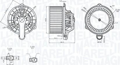 Magneti Marelli 069412359010 - Ventilatore abitacolo autozon.pro