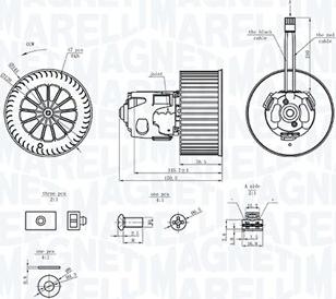 Magneti Marelli 069412365010 - Ventilatore abitacolo autozon.pro