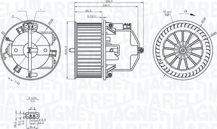 Magneti Marelli 069412371010 - Ventilatore abitacolo autozon.pro