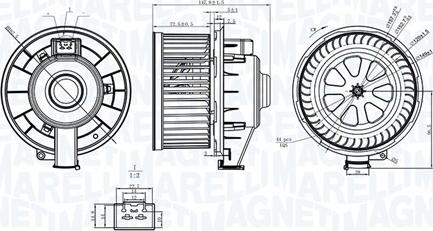 Magneti Marelli 069412253010 - Ventilatore abitacolo autozon.pro