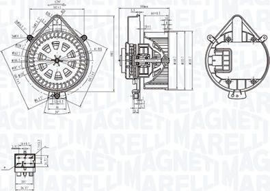 Magneti Marelli 069412281010 - Ventilatore abitacolo autozon.pro