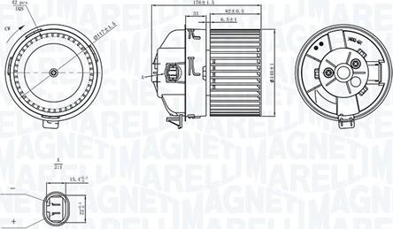 Magneti Marelli 069412282010 - Ventilatore abitacolo autozon.pro