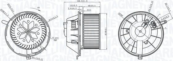 Magneti Marelli 069412229010 - Ventilatore abitacolo autozon.pro