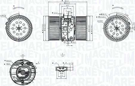 Magneti Marelli 069412748010 - Ventilatore abitacolo autozon.pro