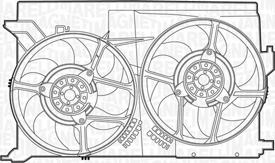 Magneti Marelli 069422432010 - Ventola, Raffreddamento motore autozon.pro