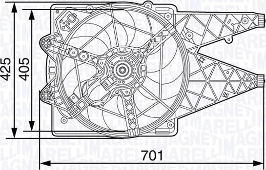 Magneti Marelli 069422472010 - Ventola, Raffreddamento motore autozon.pro