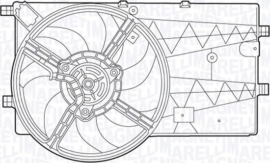 Magneti Marelli 069422554010 - Ventola, Raffreddamento motore autozon.pro