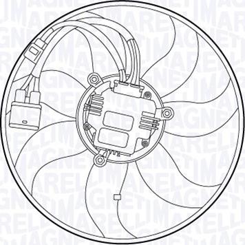 Magneti Marelli 069422555010 - Ventola, Raffreddamento motore autozon.pro