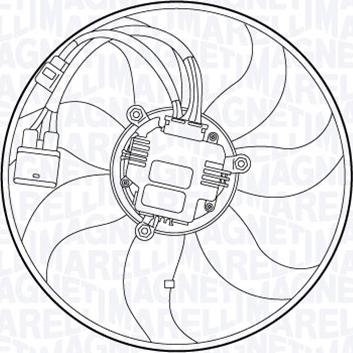 Magneti Marelli 069422557010 - Ventola, Raffreddamento motore autozon.pro