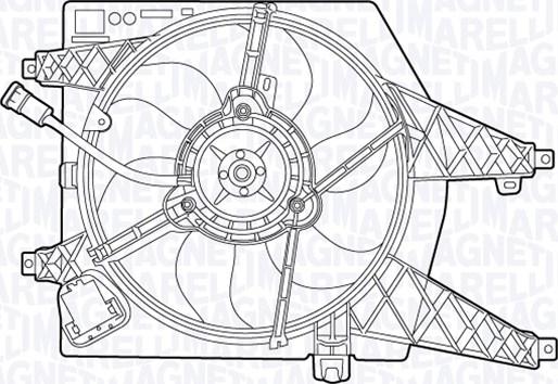 Magneti Marelli 069422561010 - Ventola, Raffreddamento motore autozon.pro