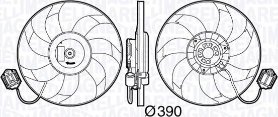 Magneti Marelli 069422585010 - Ventola, Raffreddamento motore autozon.pro