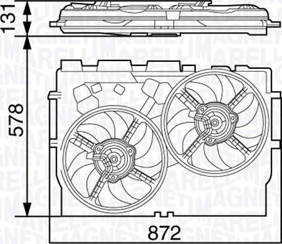 Magneti Marelli 069422583010 - Ventola, Raffreddamento motore autozon.pro