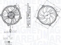 Magneti Marelli 069422855010 - Ventola, Raffreddamento motore autozon.pro