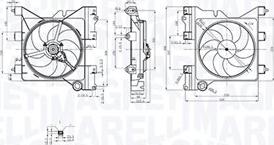 Magneti Marelli 069422852010 - Ventola, Raffreddamento motore autozon.pro