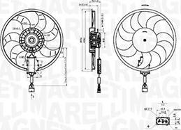 Magneti Marelli 069422882010 - Ventola, Raffreddamento motore autozon.pro