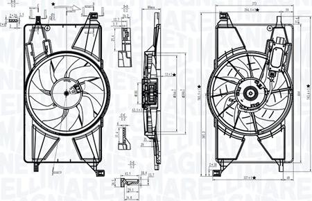 Magneti Marelli 069422834010 - Ventola, Raffreddamento motore autozon.pro