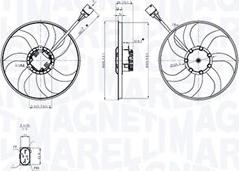 Magneti Marelli 069422875010 - Ventola, Raffreddamento motore autozon.pro