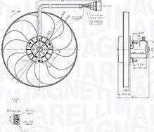 Magneti Marelli 069422877010 - Ventola, Raffreddamento motore autozon.pro