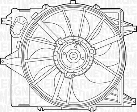 Magneti Marelli 069422345010 - Ventola, Raffreddamento motore autozon.pro