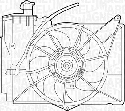 Magneti Marelli 069422358010 - Ventola, Raffreddamento motore autozon.pro