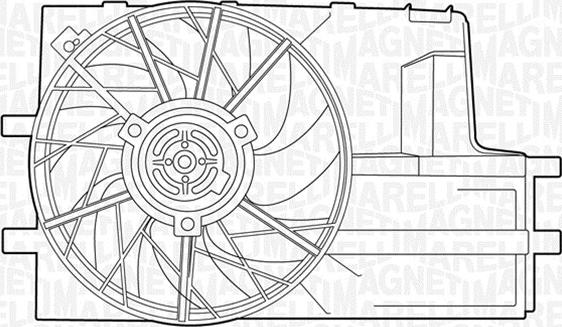 Magneti Marelli 069422324010 - Ventola, Raffreddamento motore autozon.pro