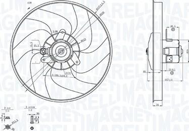 Magneti Marelli 069422756010 - Ventola, Raffreddamento motore autozon.pro