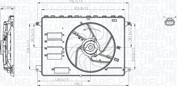 Magneti Marelli 069422761010 - Ventola, Raffreddamento motore autozon.pro