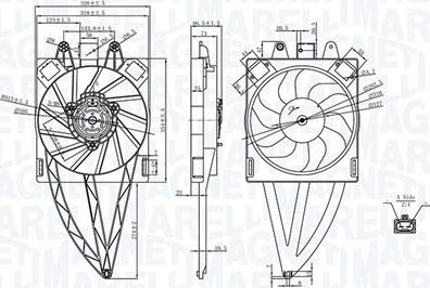 Magneti Marelli 069422716010 - Ventola, Raffreddamento motore autozon.pro