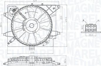 Magneti Marelli 069422789010 - Ventola, Raffreddamento motore autozon.pro