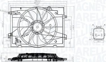 Magneti Marelli 069422784010 - Ventola, Raffreddamento motore autozon.pro