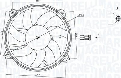 Magneti Marelli 069422720010 - Ventola, Raffreddamento motore autozon.pro