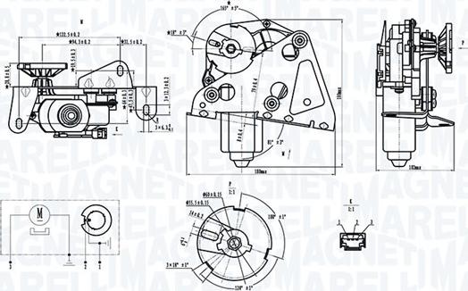 Magneti Marelli 064074500010 - Motore tergicristallo autozon.pro