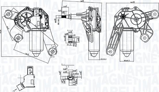 Magneti Marelli 064074100010 - Motore tergicristallo autozon.pro