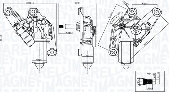 Magneti Marelli 064075600010 - Motore tergicristallo autozon.pro