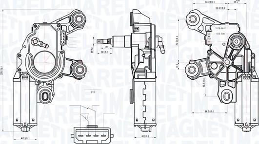 Magneti Marelli 064075000010 - Motore tergicristallo autozon.pro