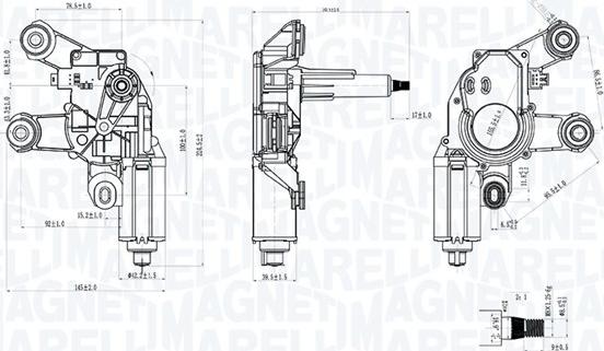 Magneti Marelli 064076000010 - Motore tergicristallo autozon.pro